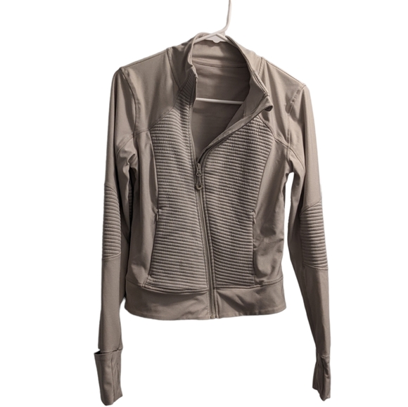 Mondetta Jackets & Blazers - Mondetta Gray Zip Up with Thumbholes S